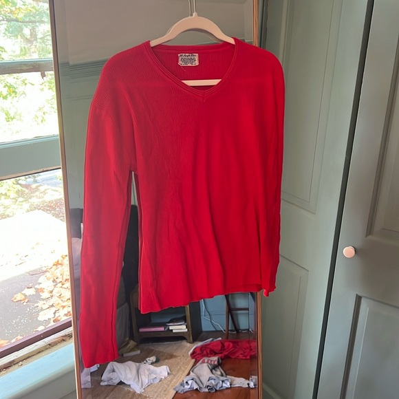 Vintage Cherry Red Sweater - Picture 1 of 2